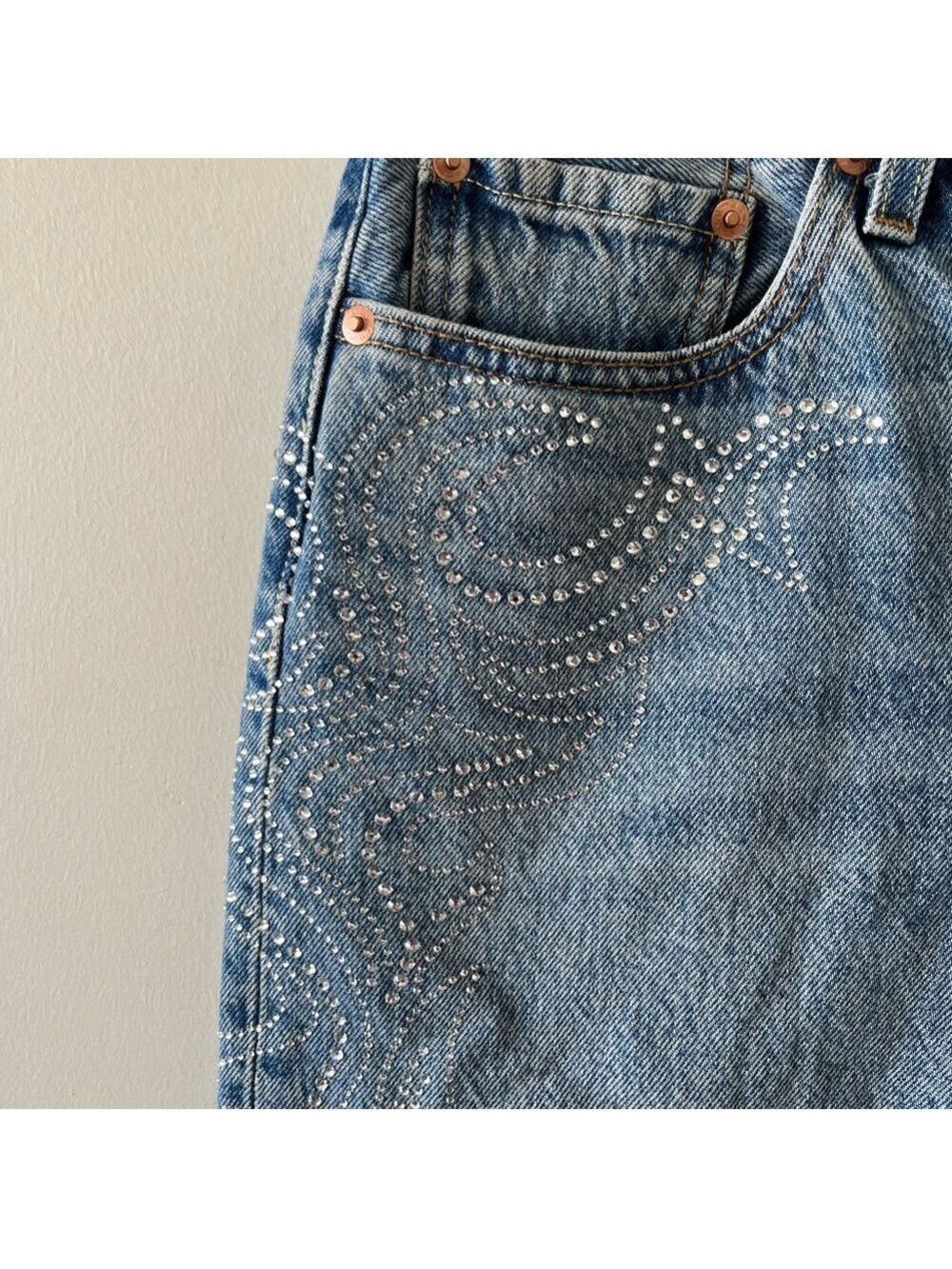 Levi's x Beyoncé 501 90s Jeans Size 27 - Picture 10 of 16